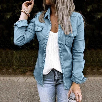 Modische Damenjacke Jeans Bequem & Stilvoll