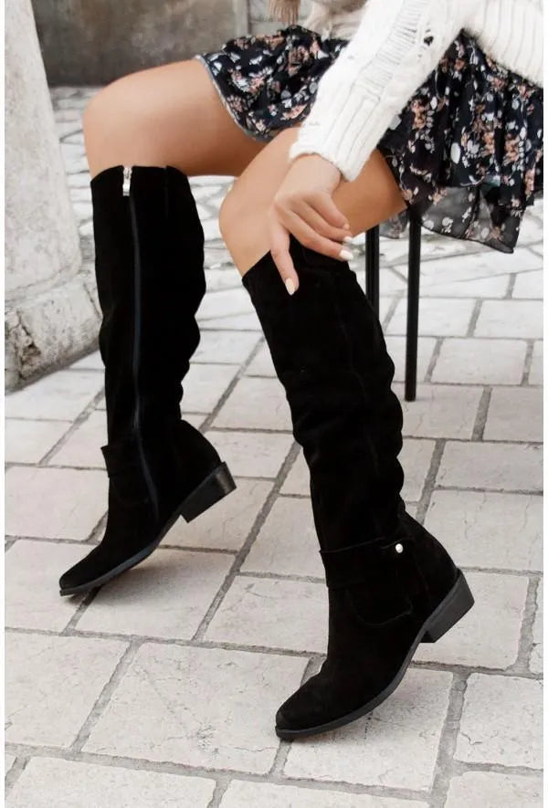 Elegante Damenstiefel Kniehoch Winter