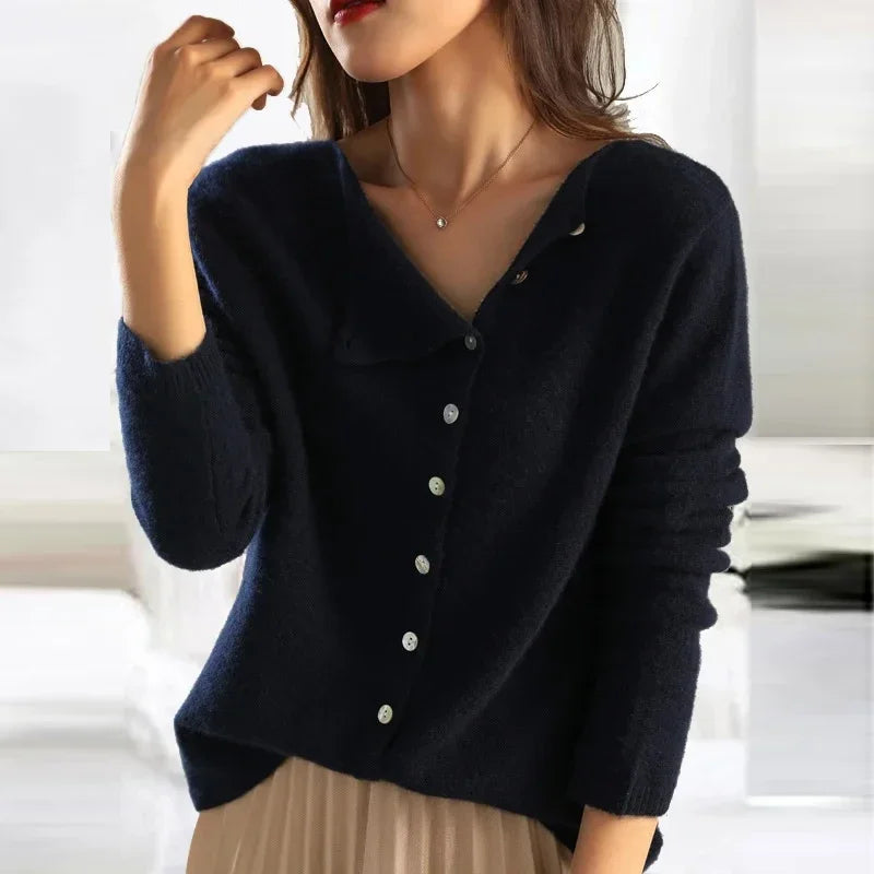 Modischer Damen Pullover Großkarierter Style