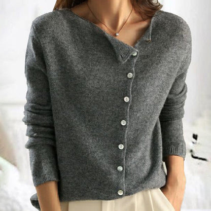 Modischer Damen Pullover Großkarierter Style