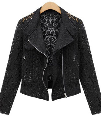Elegante Lederjacke Damen Trendy Design