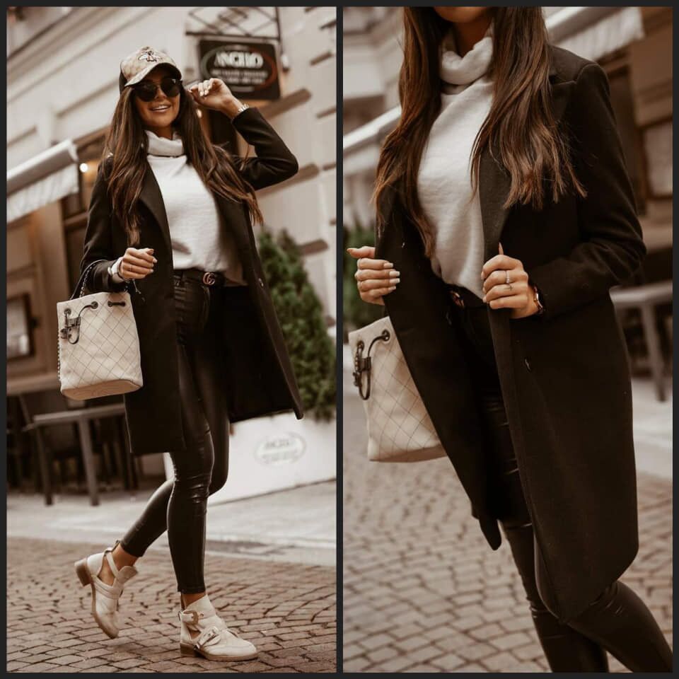 Elegante Damenjacke Lang Braun - Bequem Stilvoll