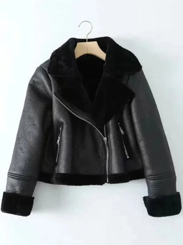 Modische Frauenjacke Lockere Passform