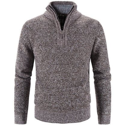 Stylischer Herren Pullover mit Halbzipp