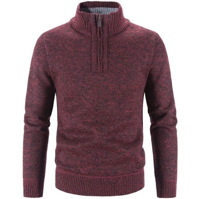 Stylischer Herren Pullover mit Halbzipp