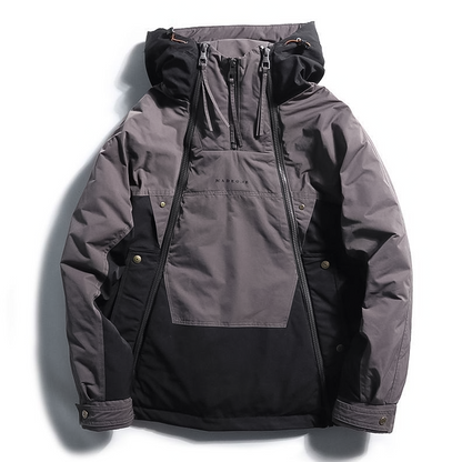 Herren Winterjacke Modern Doppelreißverschluss