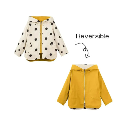 Stylische Kinderjacke Polka Dot Design