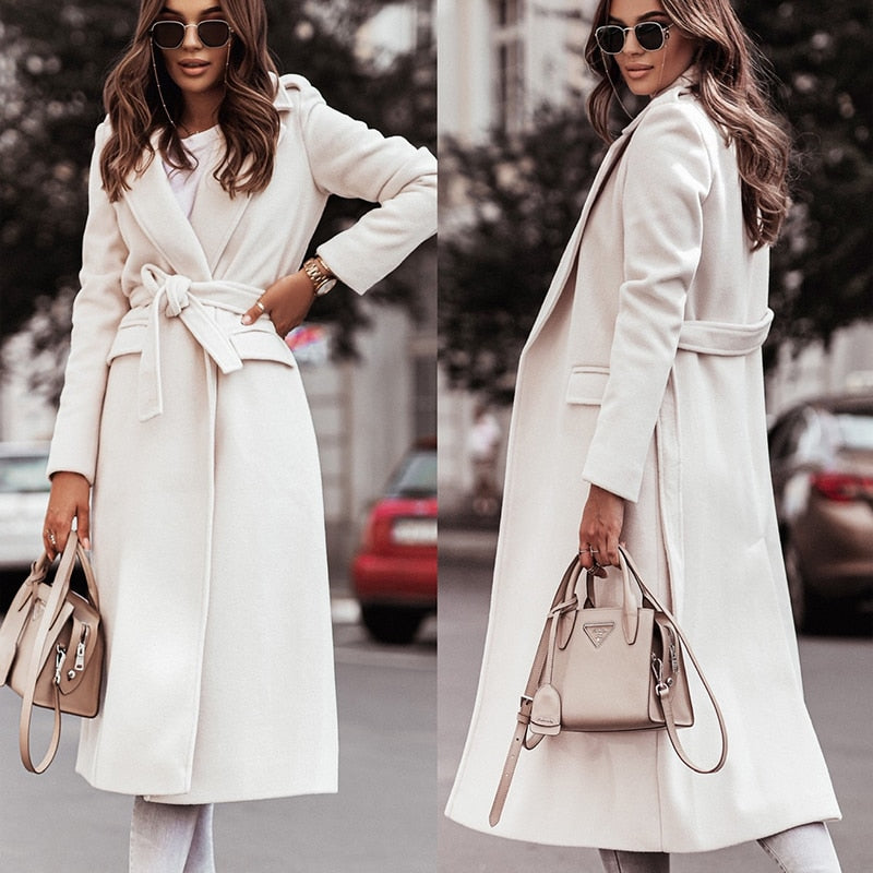 Stylische Damenwinterjacke Lang & Warm - IdealeKleiden