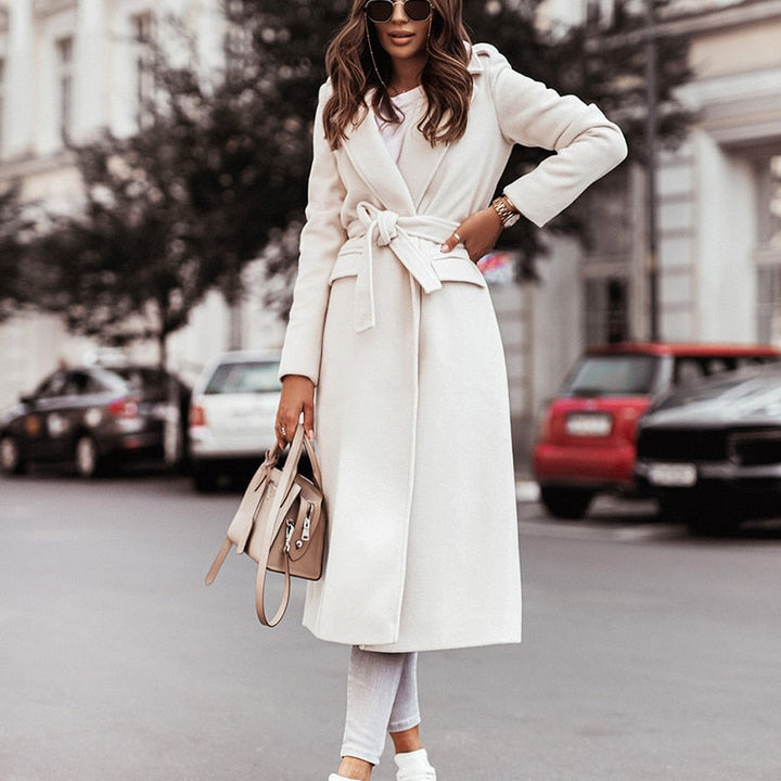 Stylische Damenwinterjacke Lang &amp; Warm