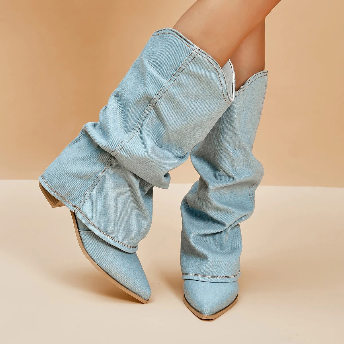 Modische Damenstiefel Elegant - IdealeKleiden