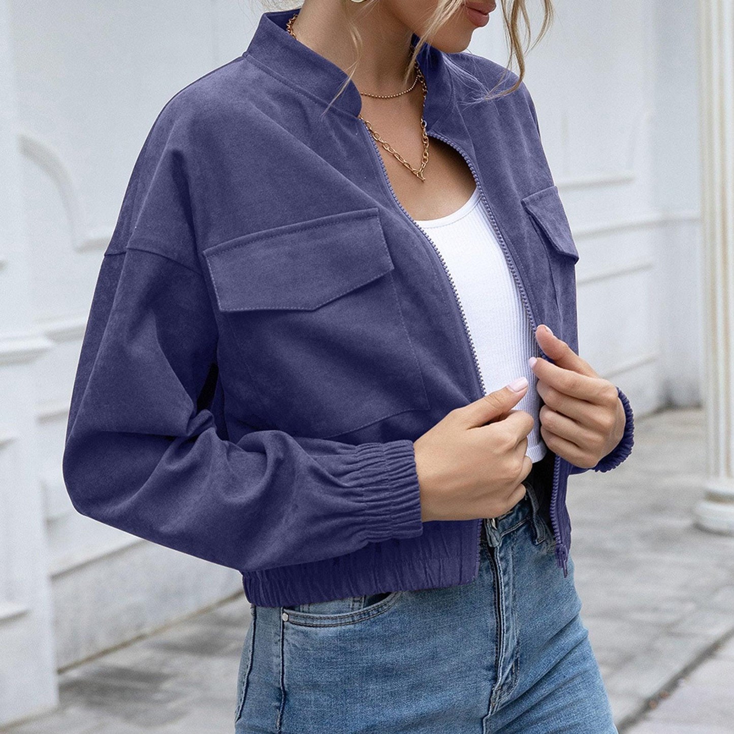 Modische Damenjacke Elegant und Vielseitig
