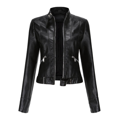 Elegante Lederjacke Damen Klassiker