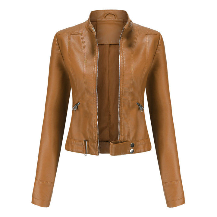 Elegante Lederjacke Damen Klassiker