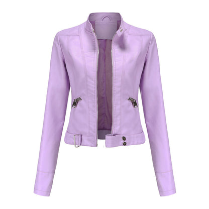 Elegante Lederjacke Damen Klassiker