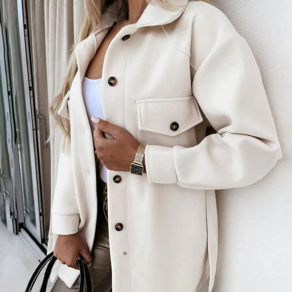 Damen Slimfit Jacke Frühling Trendy Style - IdealeKleiden