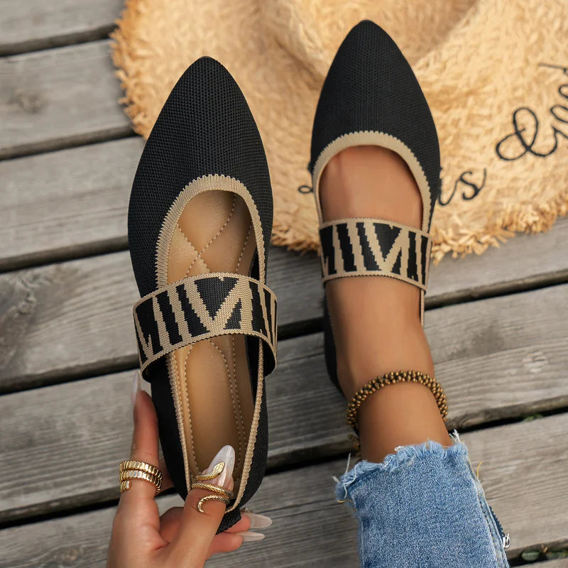 Damen Ballerinas Frühling Freizeitschuhe