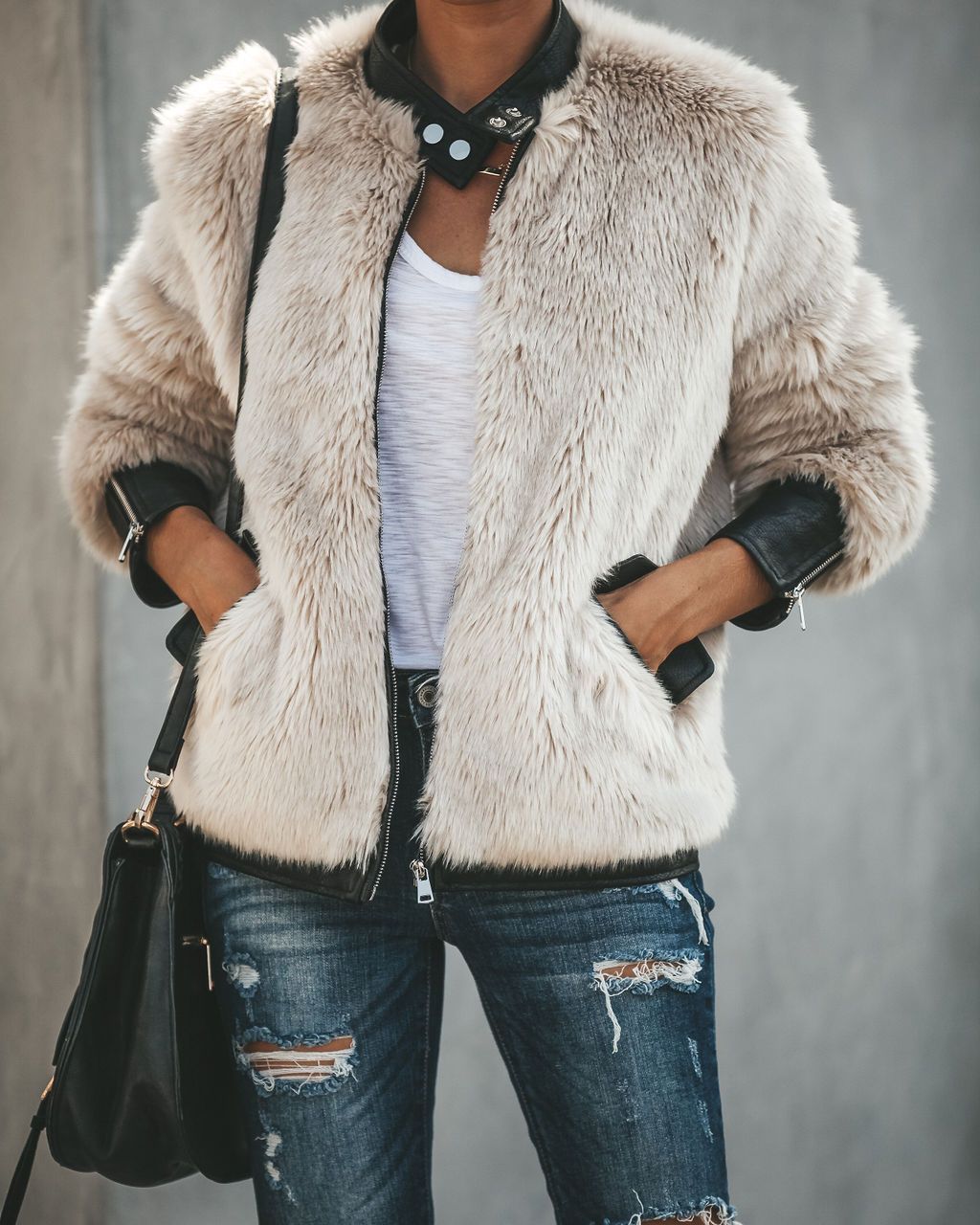Stylische Damen Winterjacke Warm Bequem