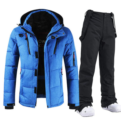 Herren Outdoor Jacken Set Warm Winter