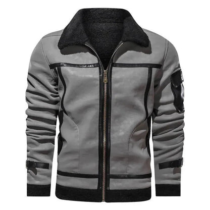 Herren Wildlederjacke Modern Schweden Stil