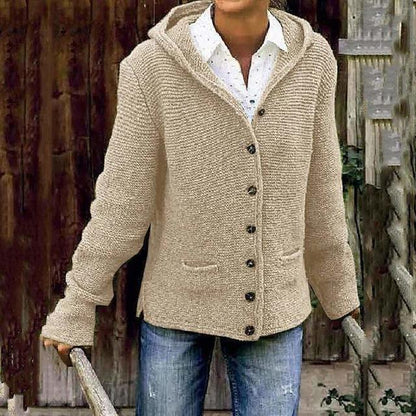 Stylische Winterstrickjacke Damen Modern