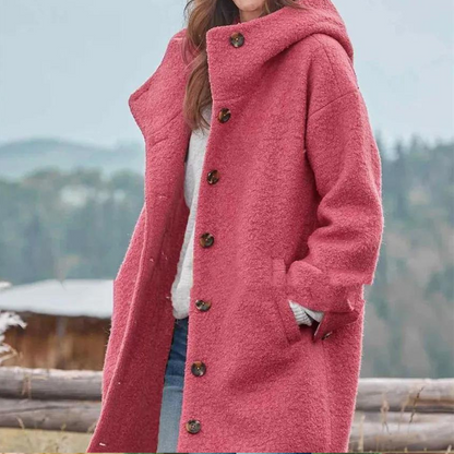Warme Winterjacke Damen Elegant Plus Size