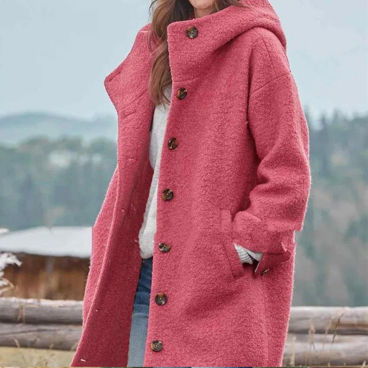 Warme Winterjacke Damen Elegant Plus Size