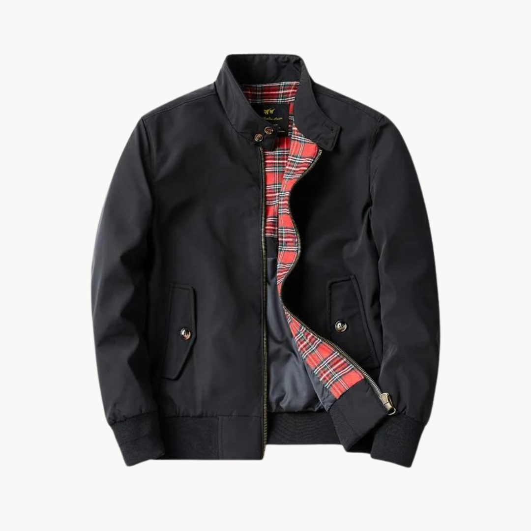 Herren Harrington Jacke Camden Heritage - Gefüttert Tartan Style