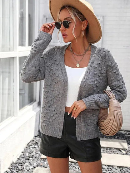 Modische Strickjacke Damen Pullover