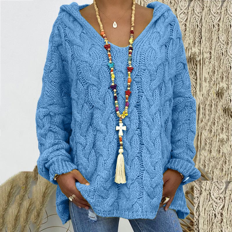 Stylischer Kabelpullover Damen Zeitlos Elegent