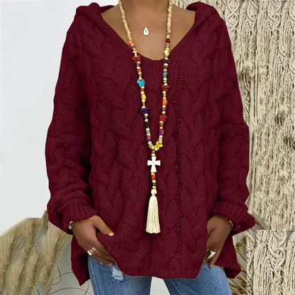 Stylischer Kabelpullover Damen Zeitlos Elegent