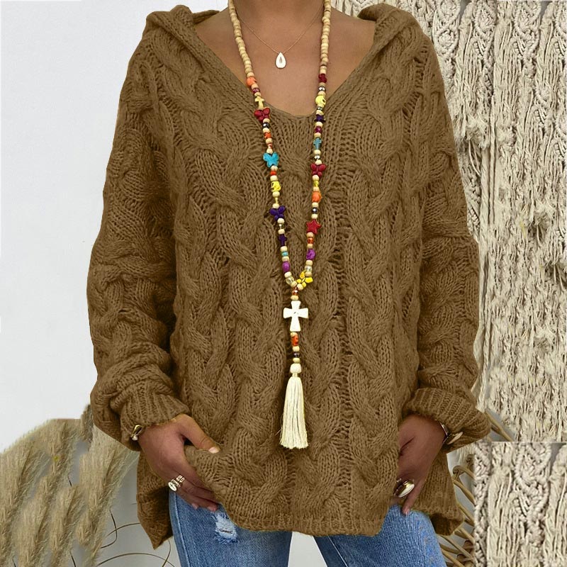 Stylischer Kabelpullover Damen Zeitlos Elegent