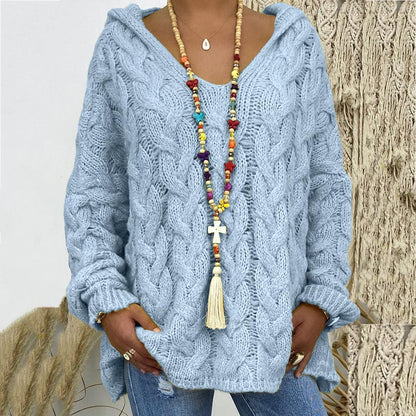 Stylischer Kabelpullover Damen Zeitlos Elegent