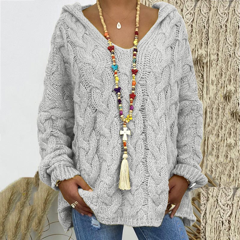 Stylischer Kabelpullover Damen Zeitlos Elegent