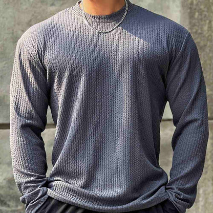 Großer Strickpullover Rundhals Herren - IdealeKleiden