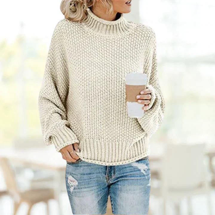 Modischer Damen Pullover Gestrickt