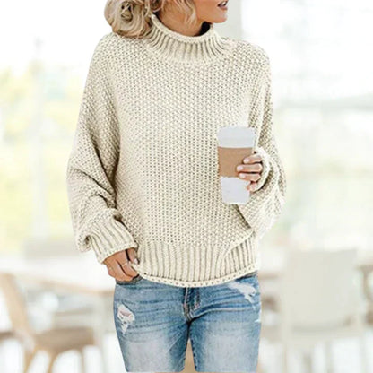 Modischer Damen Pullover Gestrickt