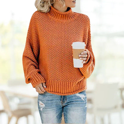 Modischer Damen Pullover Gestrickt