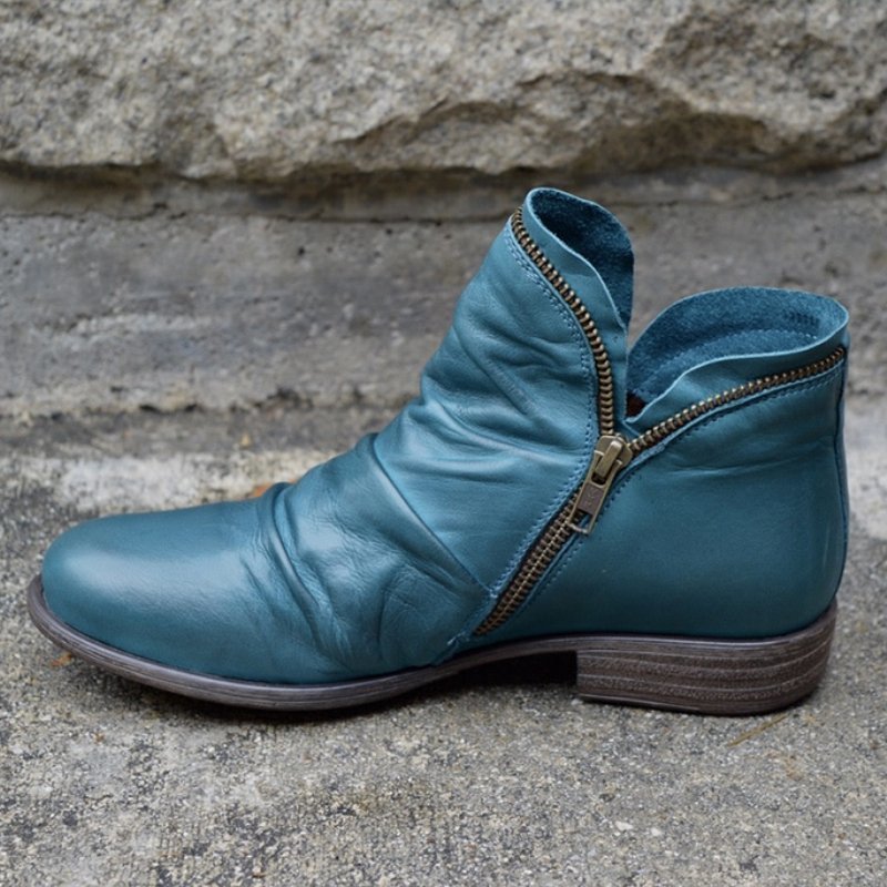 Stylische Lederstiefel Damen