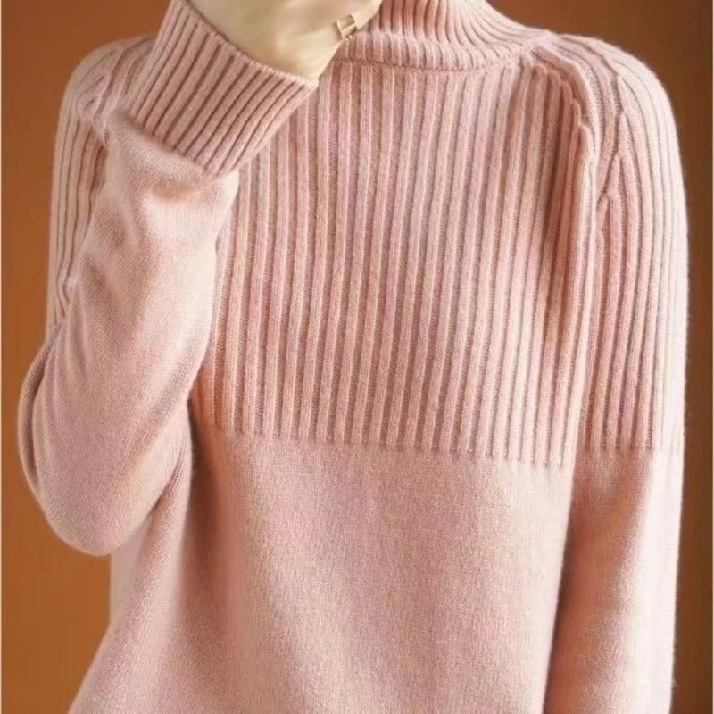 Modische Frauenpullover Rollkragen Style