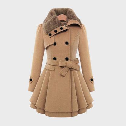 Stylischer Damenwintermantel