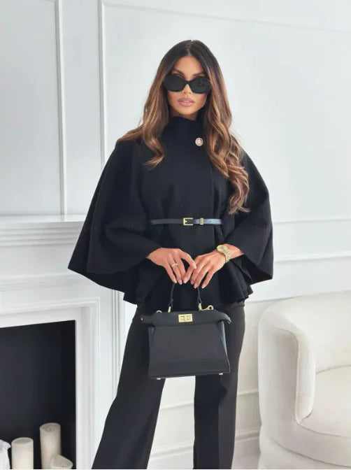 Stylischer Wollmantel Damen Trendmodell