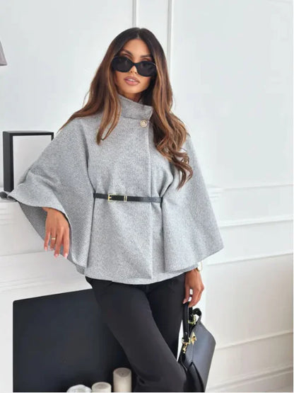 Stylischer Wollmantel Damen Trendmodell - IdealeKleiden