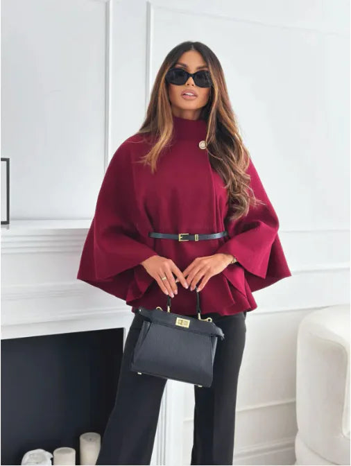 Stylischer Wollmantel Damen Trendmodell