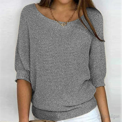 Eleganter Damenpullover Büro Chic