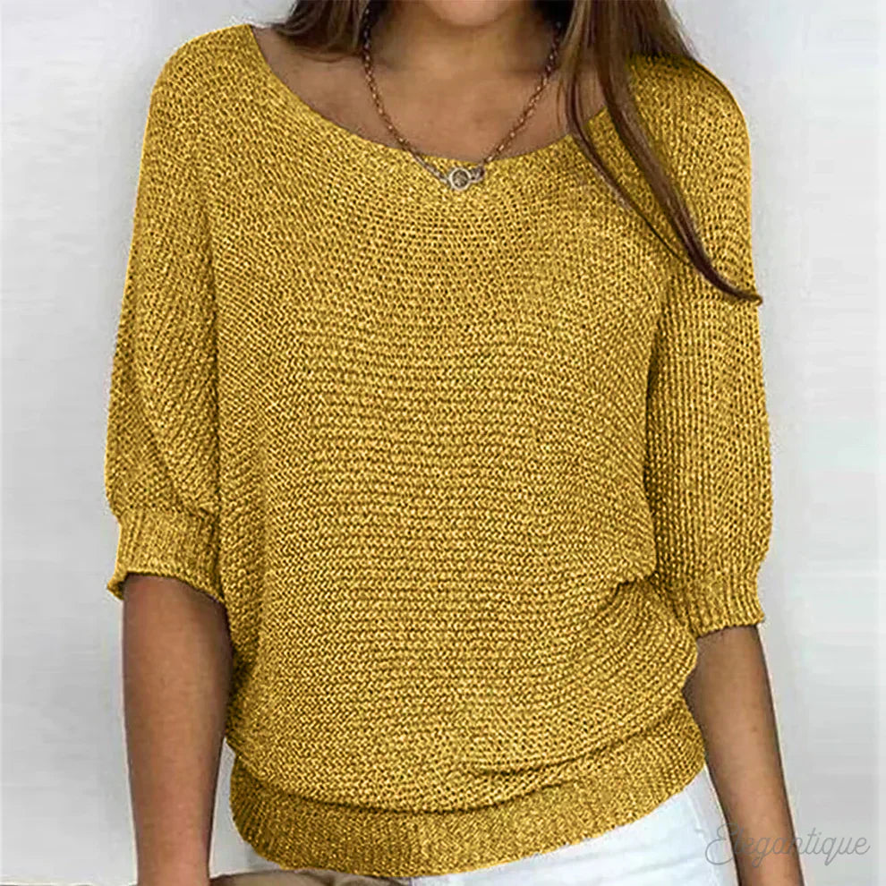 Übergroßer Strickpullover Modisch Oversized
