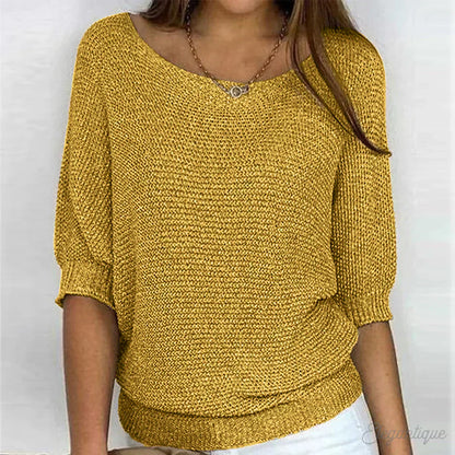 Eleganter Damenpullover Büro Chic
