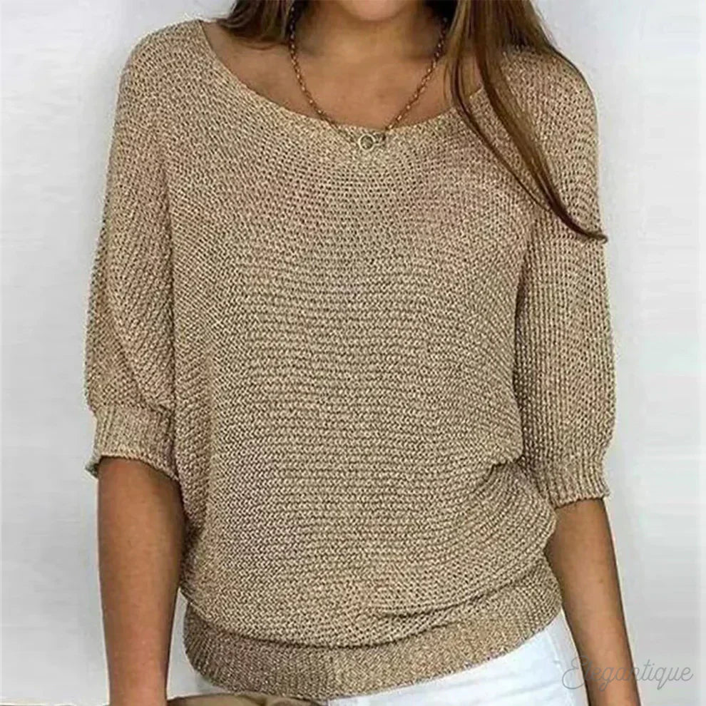 Übergroßer Strickpullover Modisch Oversized