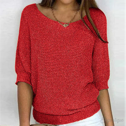 Übergroßer Strickpullover Modisch Oversized