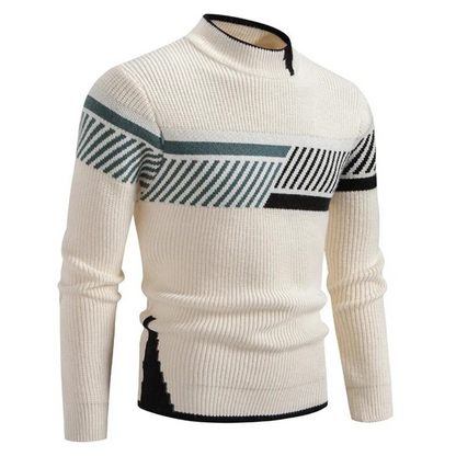 Stilvolle Herren Pullover Geometrische Muster