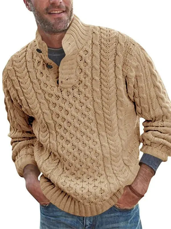 Stylisher Herren Pullover mit Kragen